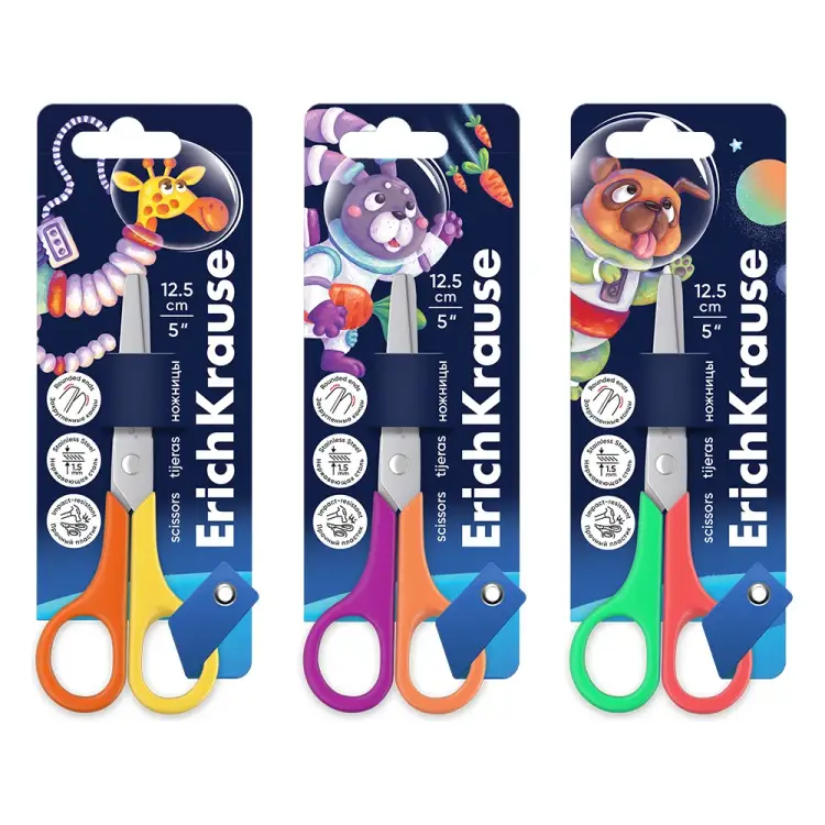 Ножницы ErichKrause FunCut Space Animals 39646 Ножницы ErichKrause FunCut Space Animals 39646