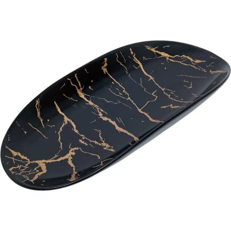 Сервировочное блюдо Nouvelle Черный мрамор 880097