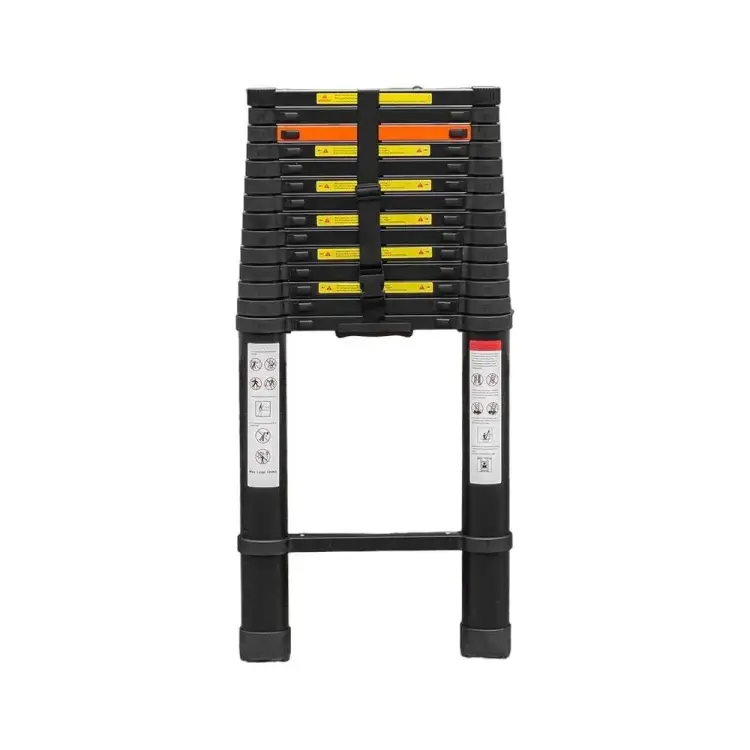 Телескопическая алюминиевая бытовая лестница Rockforce RF-UP580