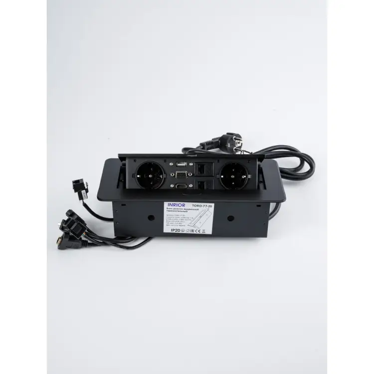 Выдвижная розетка Inrior TORO-77-20
