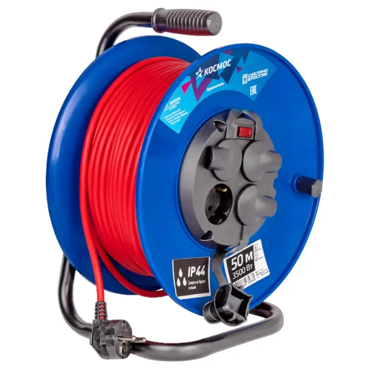 Удлинитель КОСМОС YKKsm50m-4g-Z(16A)IP