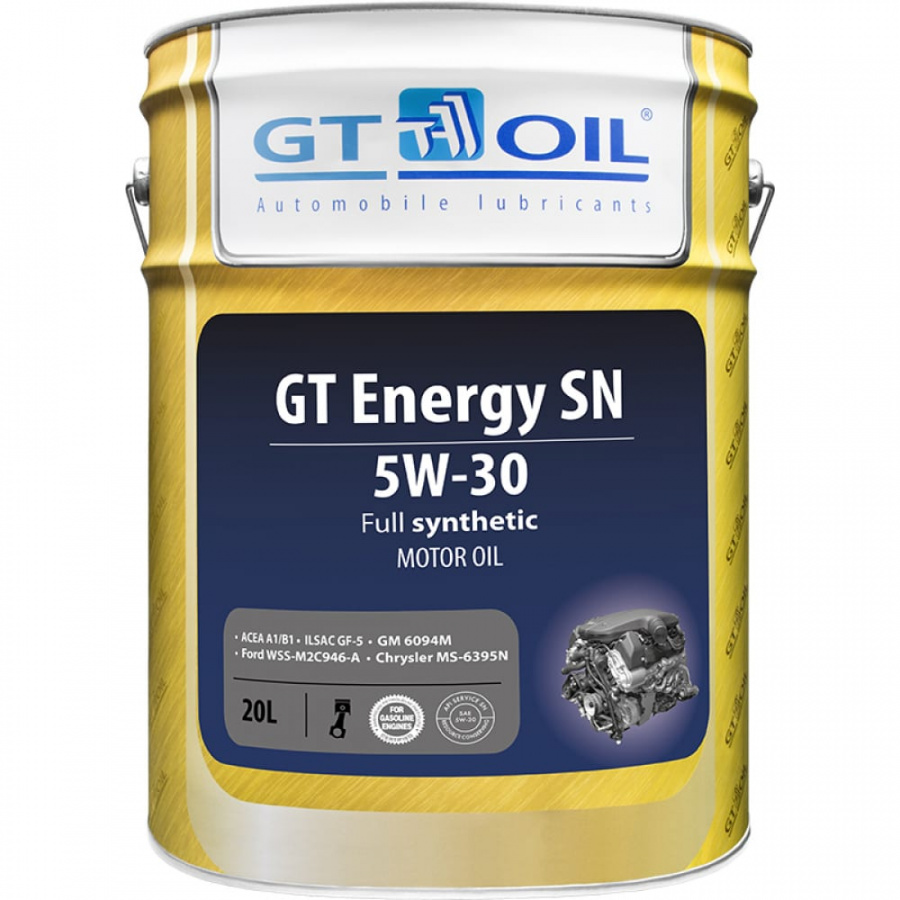 Масло GT OIL Energy SN SAE 5W30 API SN