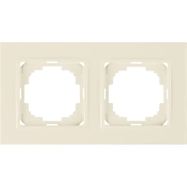 Двухместная рамка Nilson Alegra naturel 25120092