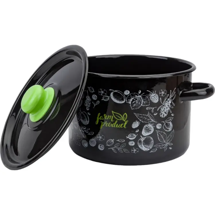 Цилиндрическая эмалированная кастрюля appetite Berry 1с17с Berry