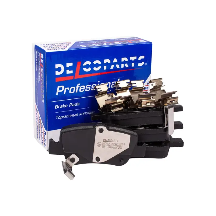 Задние дисковые колодки тормозные Delcoparts 19374552 Задние дисковые колодки тормозные Delcoparts 19374552