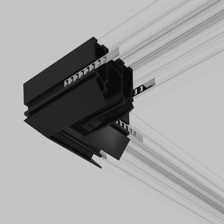 Внутренний угловой коннектор в натяжной потолок для шинопровода Elektrostandard Slim Magnetic 85124/00 черный a062151