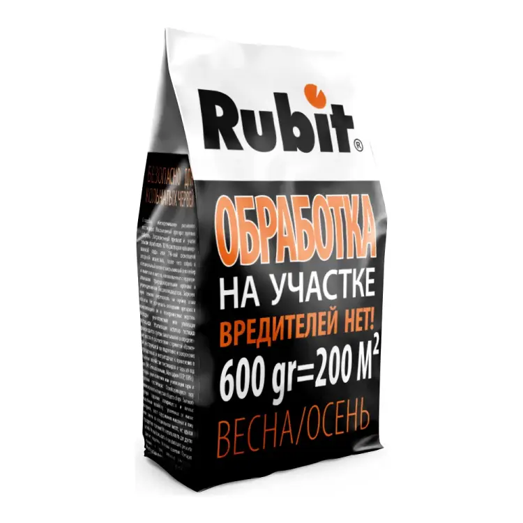 Гранулы для обработки участка от вредителей RUBIT Рофатокс 115453