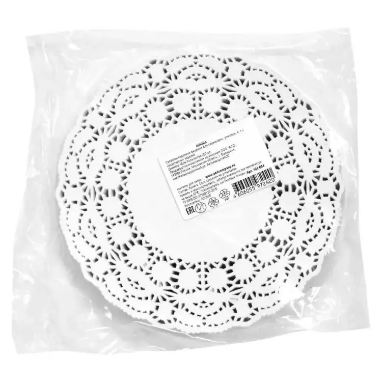 Ажурная бумажная салфетка AVIORA 104-054