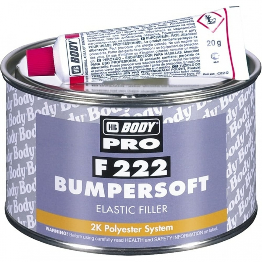 Шпатлевка HB BODY PRO F222 BUMPERSOFT