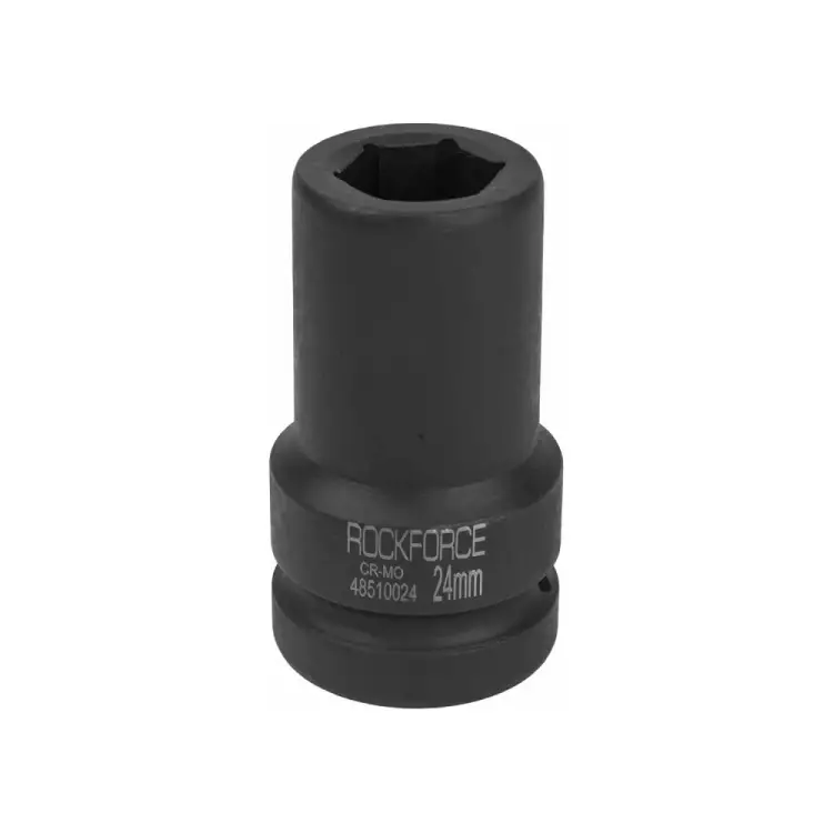 Удлиненная ударная шестигранная торцевая головка Rockforce RF-48510024(1569)