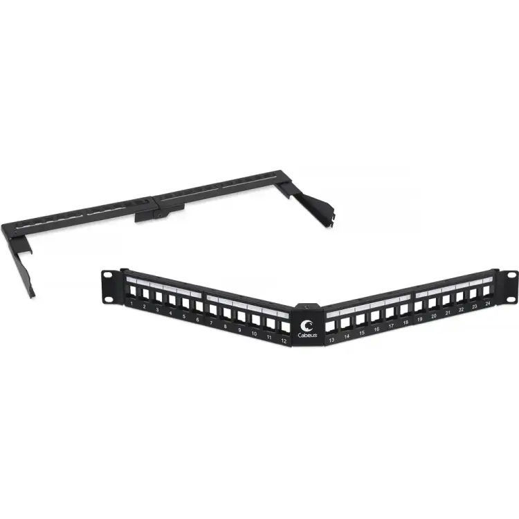 Угловая модульная патч-панель Cabeus PLB-24-CON Угловая модульная патч-панель Cabeus PLB-24-CON