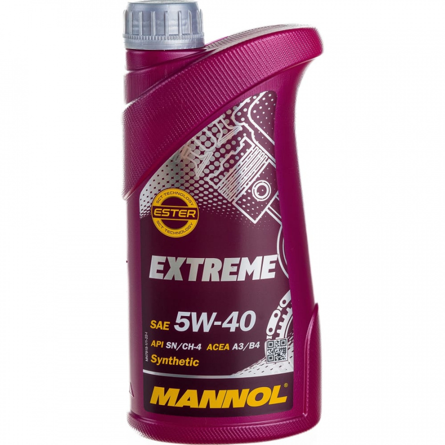 Синтетическое моторное масло MANNOL EXTREME 5W40