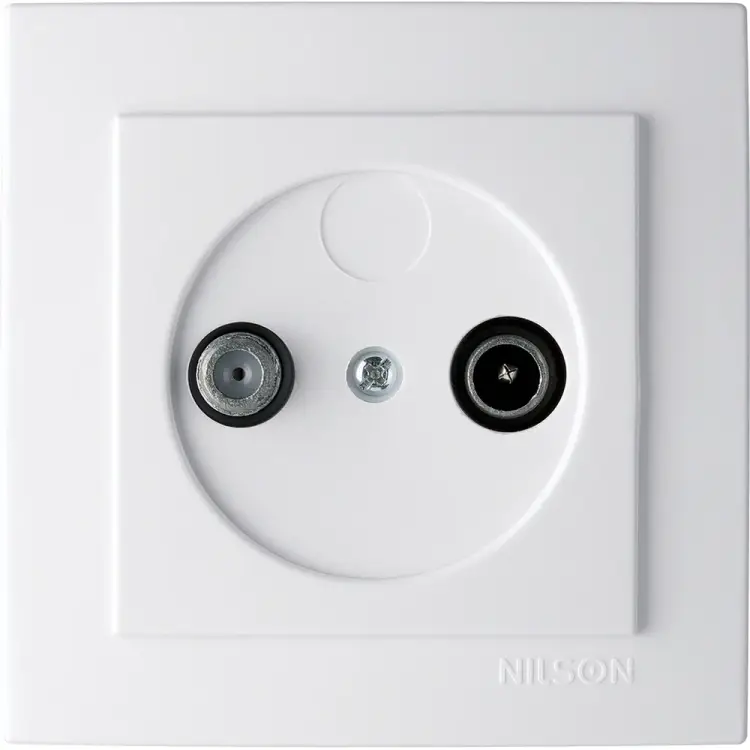 Телевизионная, концевая, спутниковая розетка Nilson TOURAN-ALEGRA-THOR 24111037