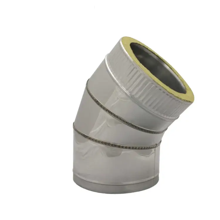 Изолированный отвод РОССТИН 45 D300-350 (304-0,5/430-0,5) НФ-00000727