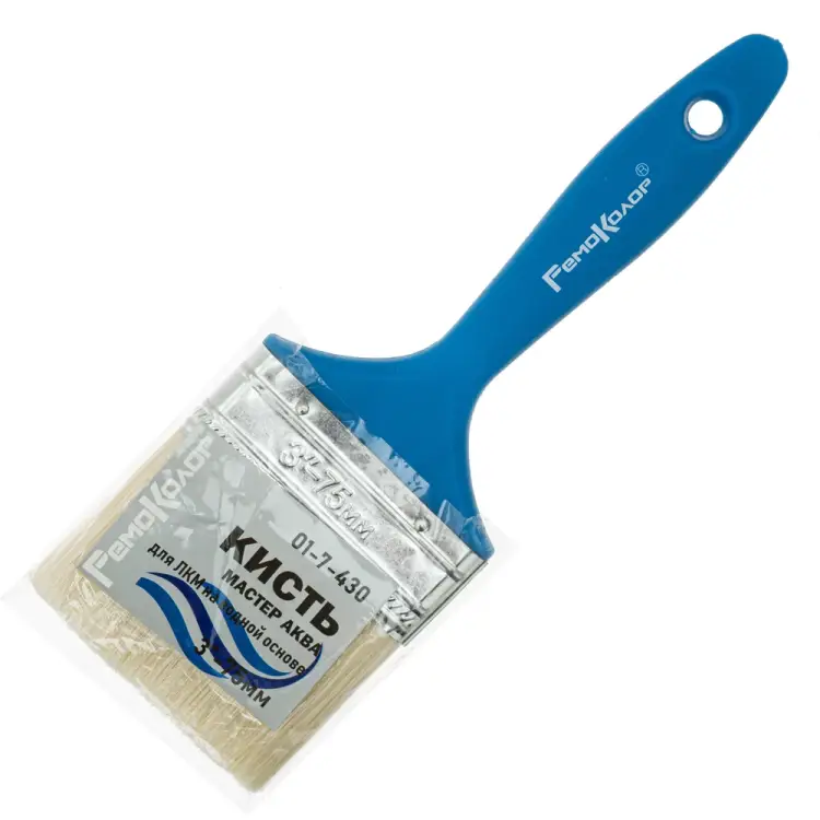 Плоская кисть РемоКолор Гамма Аква 01-7-430