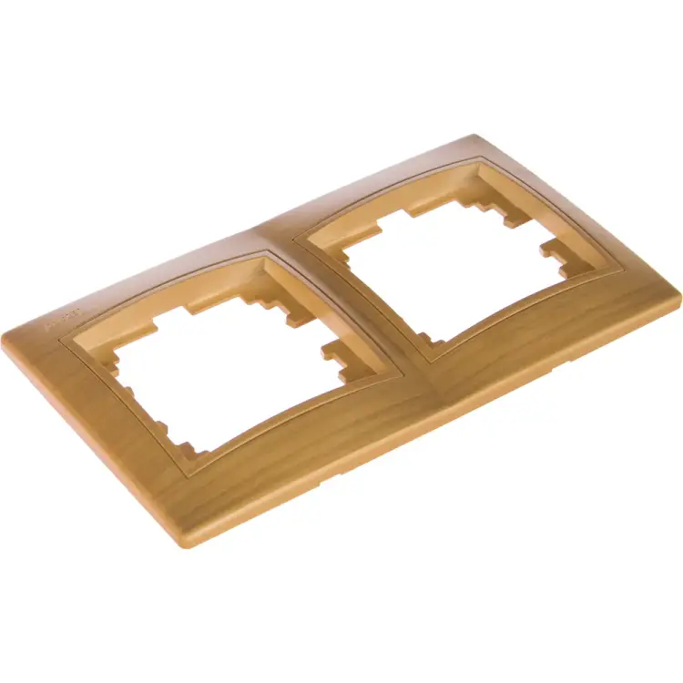 Двухместная горизонтальная рамка Lezard MIRA 701-4700-147