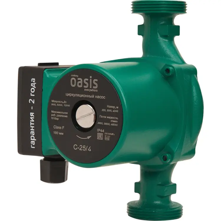 Циркуляционный насос OASIS C-25/4 4640130924409 Циркуляционный насос OASIS C-25/4 4640130924409
