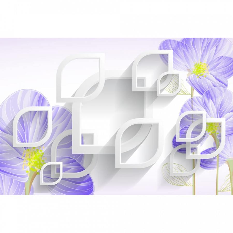 Фотообои DIVINO Сиреневые цветы