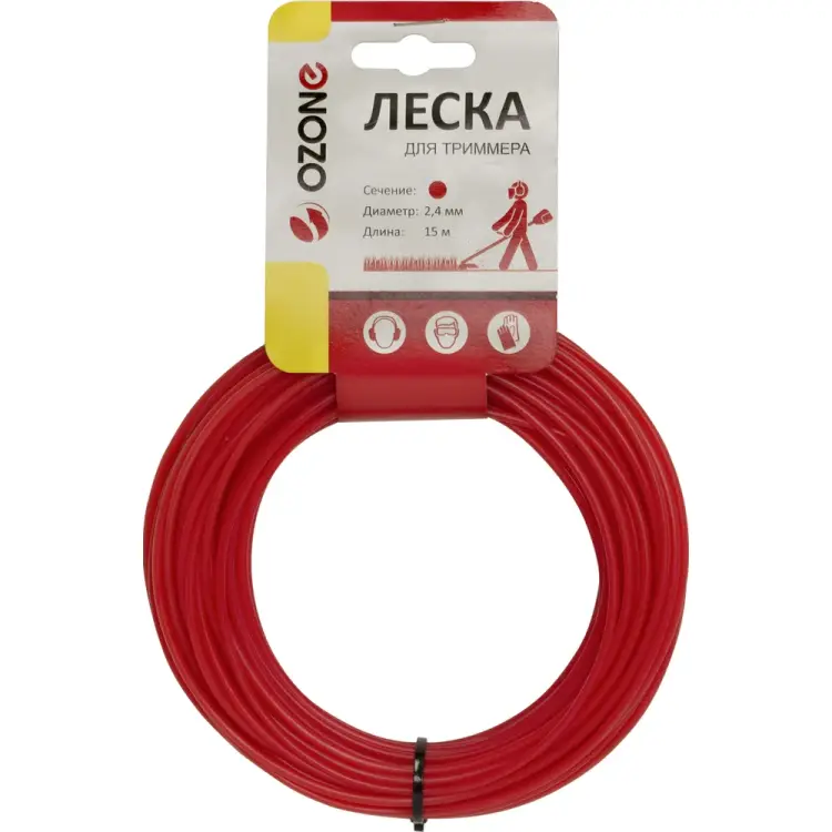 Леска для триммера OZONE LTR-2.4CL-15