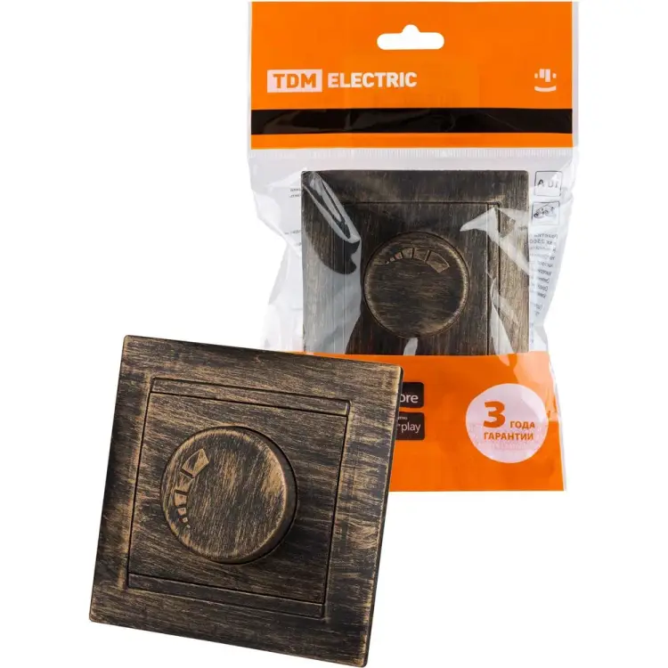 Светорегулятор TDM ELECTRIC RL 300 Вт старинная бронза Лама SQ1815-0769