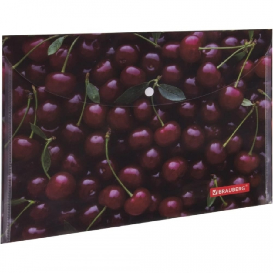 Папка-конверт BRAUBERG CHERRY