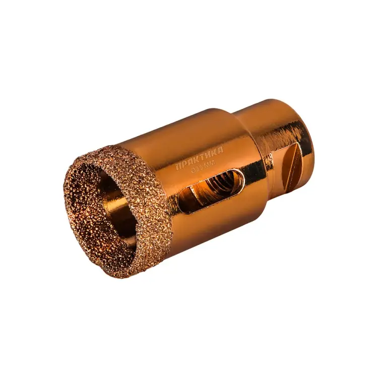 Универсальная алмазная коронка для УШМ ПРАКТИКА 641-046