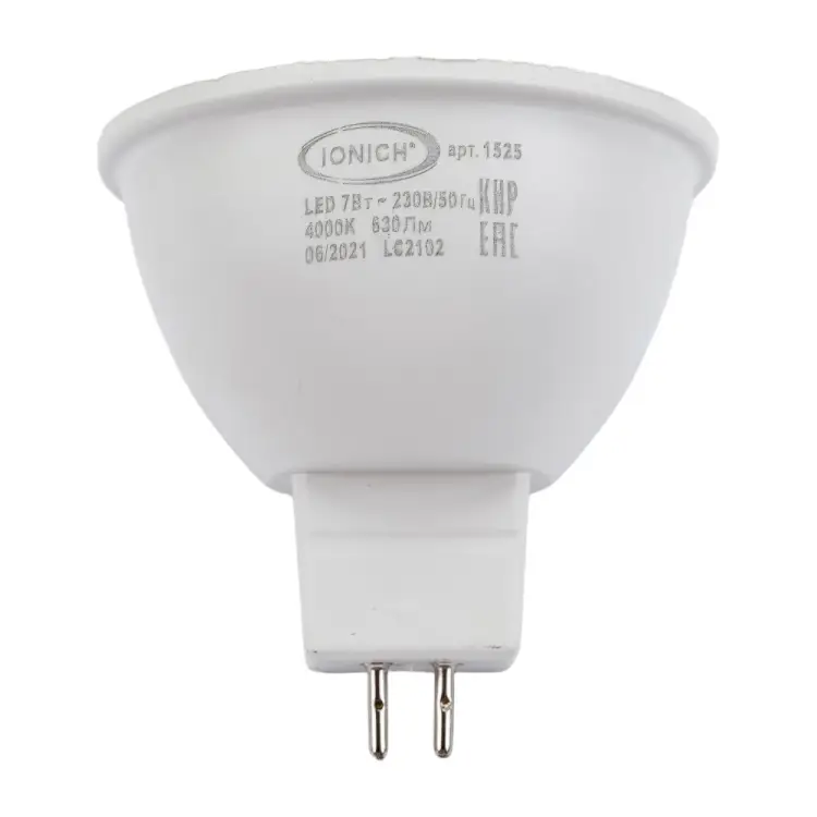 Светодиодная лампа акцентного освещения IONICH ILED-SMD2835-JCDR-7-630-230-4-GU5.3 0173 1525