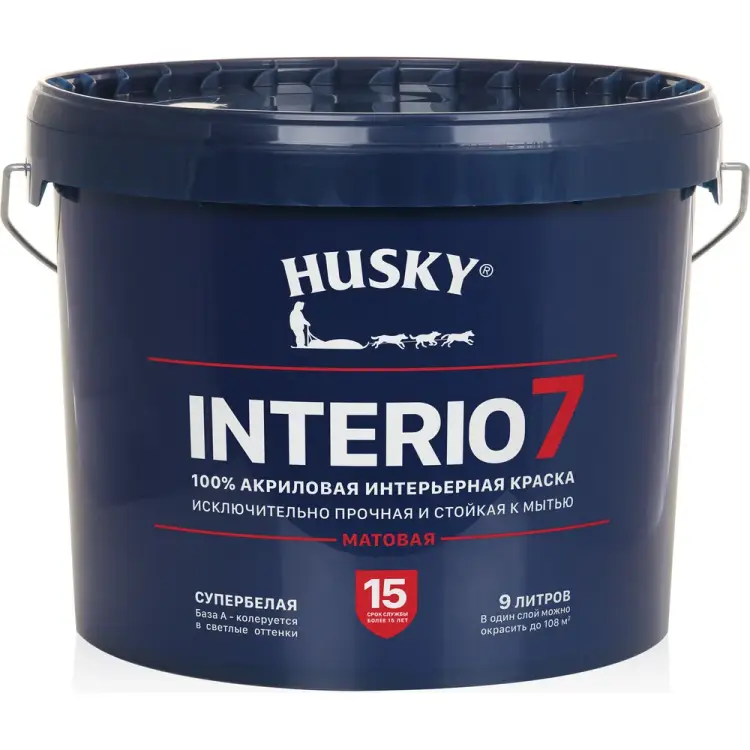 Интерьерная интерьерная краска HUSKY INTERIO 7 32237