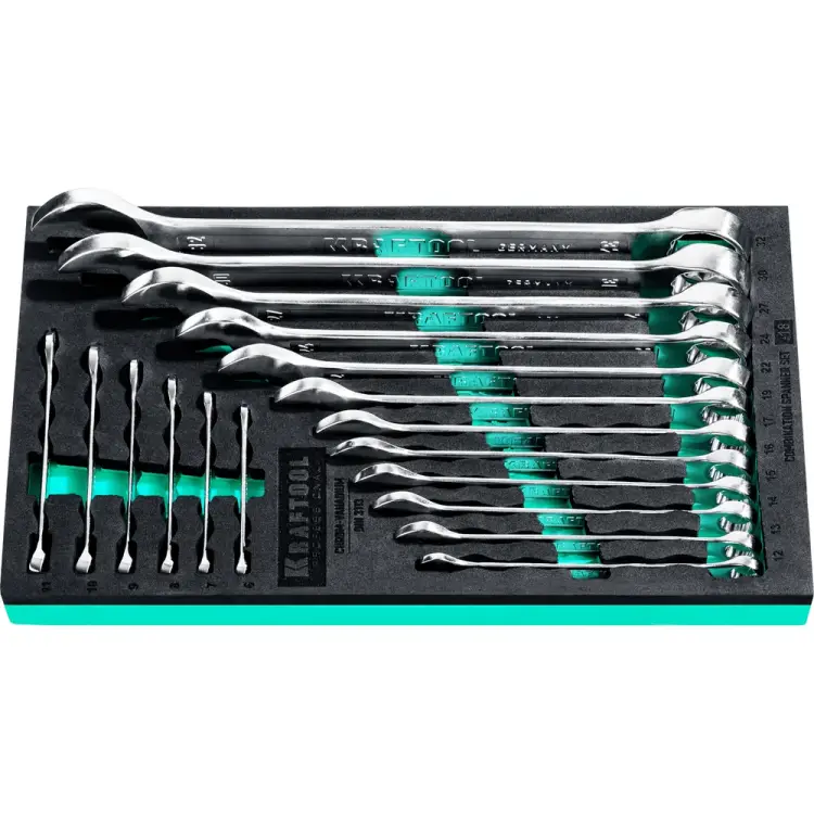 Набор комбинированных ключей KRAFTOOL 27079-H18E Набор комбинированных ключей KRAFTOOL 27079-H18E