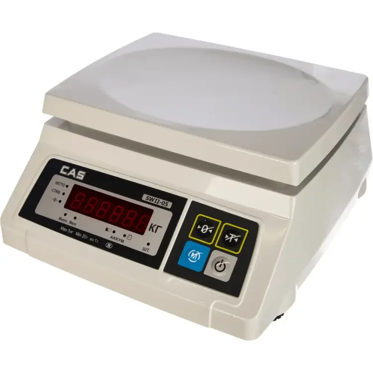 Настольные весы CAS SW II-05 1A0SW6502GCI0502