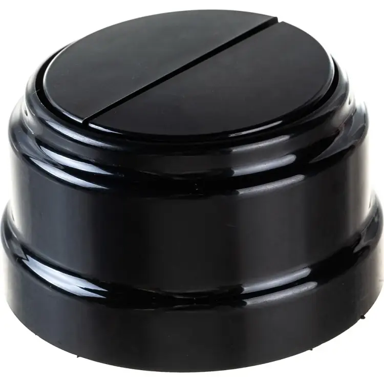 Двухклавишный выключатель BYLECTRICA серия РЕТРО А510-2202 черный