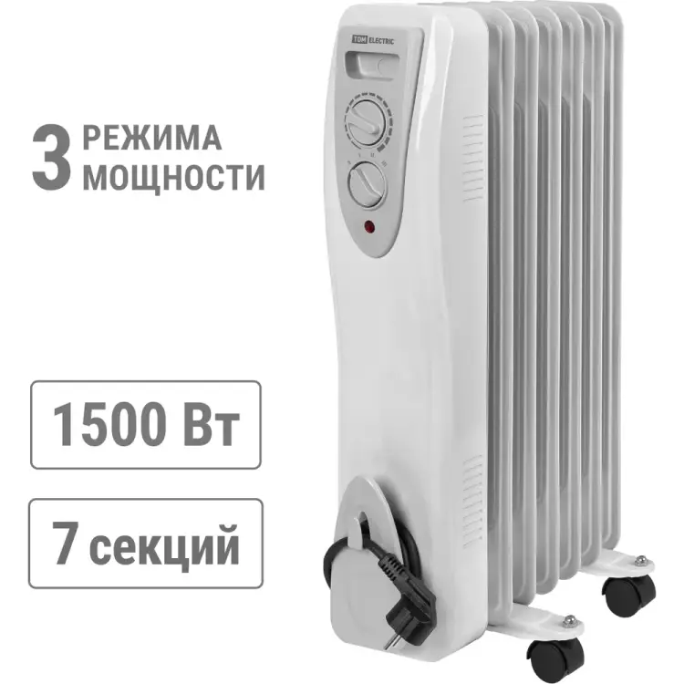 Масляный обогреватель TDM ELECTRIC МО-7 SQ2501-0901 Масляный обогреватель TDM ELECTRIC МО-7 SQ2501-0901