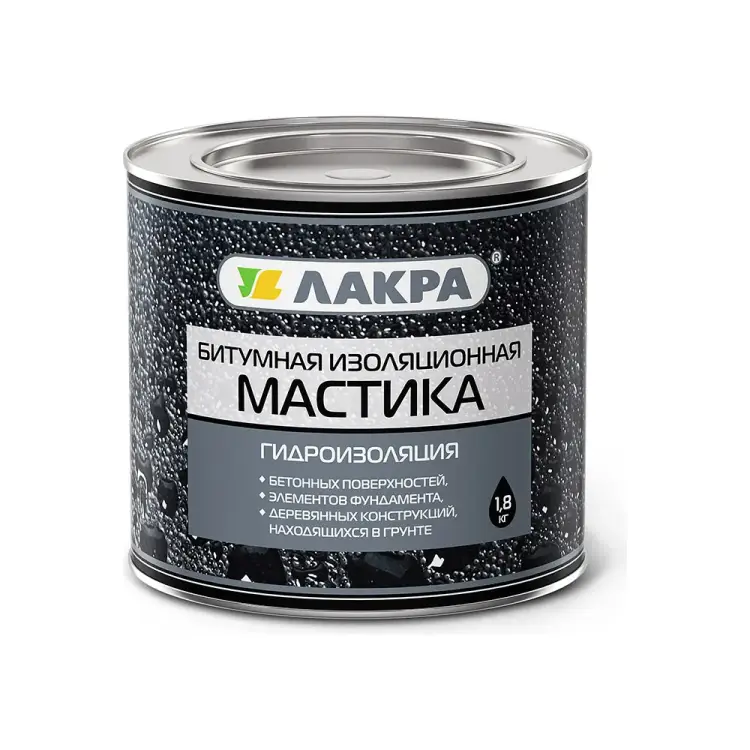 Битумная изоляционная мастика ЛАКРА Лк-00005323