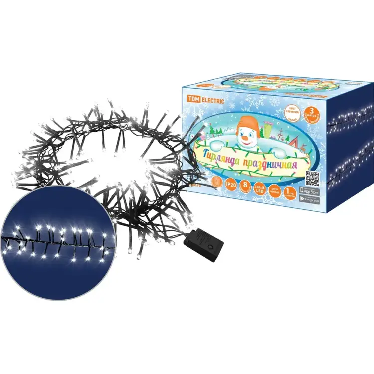 Светодиодная гирлянда TDM ELECTRIC Мишура SQ0361-0091