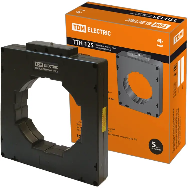 Трансформатор тока TDM ELECTRIC ТТН 125/4000/5-15VA/0,5-Р SQ1101-1149