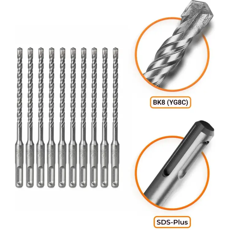 Набор буров sds-plus по бетону RAGE RAGE 531616