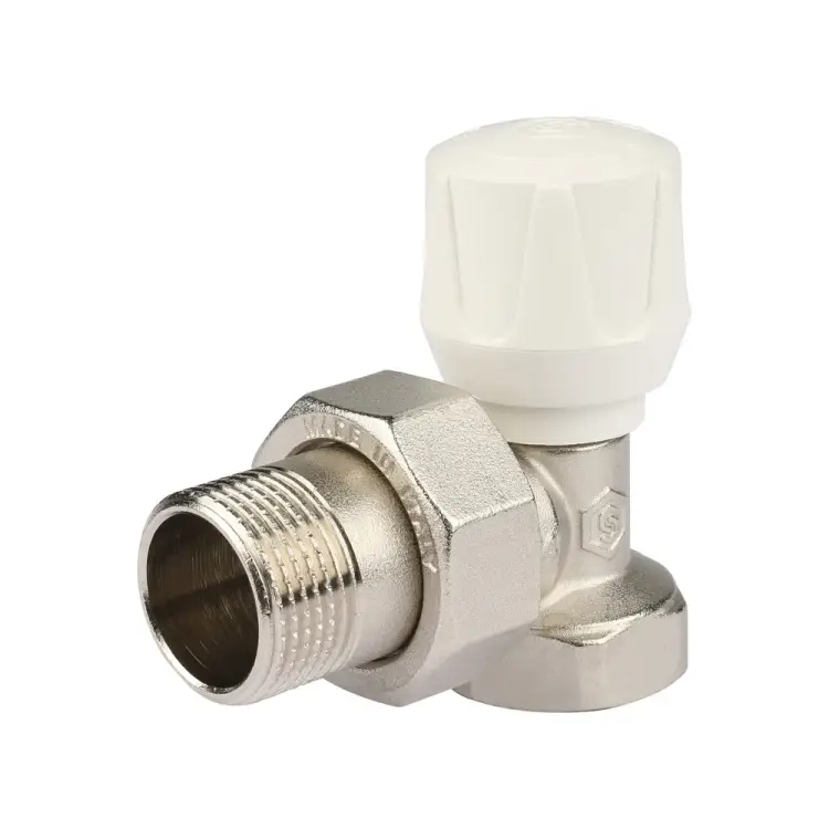 Ручной угловой терморегулирующий клапан STOUT RG008S6N6OJKFB