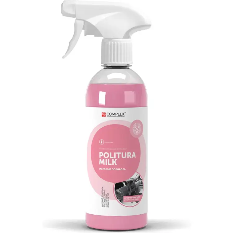 Полироль для пластика и виниловых поверхностей Complex politura milk 116405