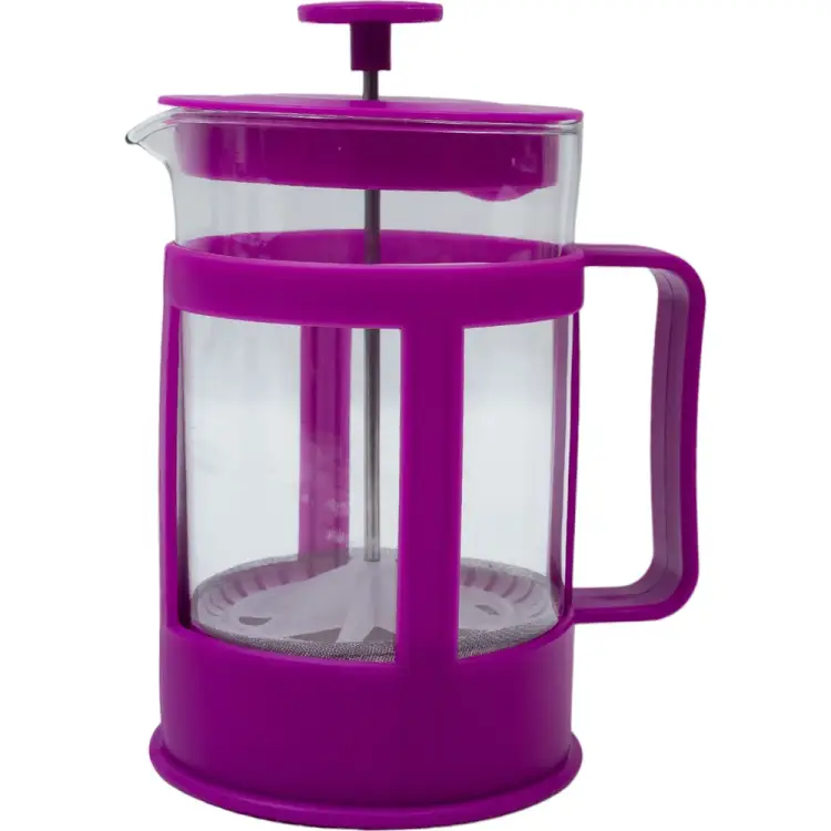 Стеклянный френч-пресс BAROUGE Market Price BF-772 800 мл/фиолетовый