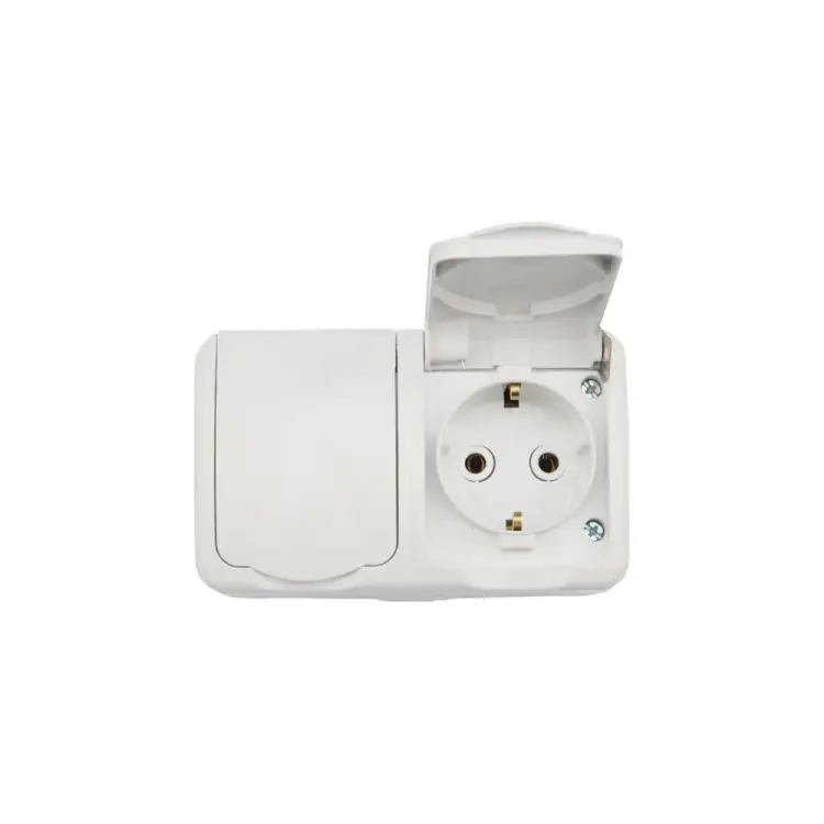 Двойная накладная розетка KRANZ KR-78-0607