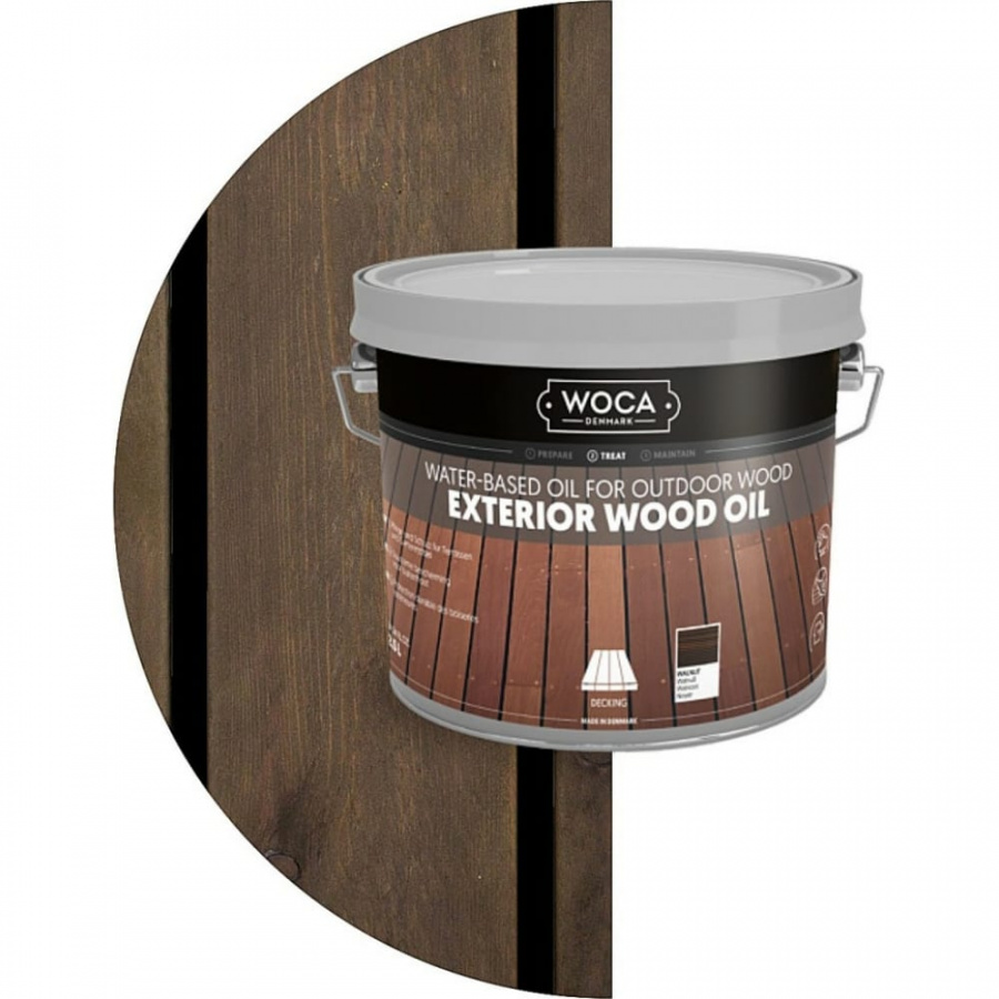 Масло Woca Exterior Wood Oil Walnut