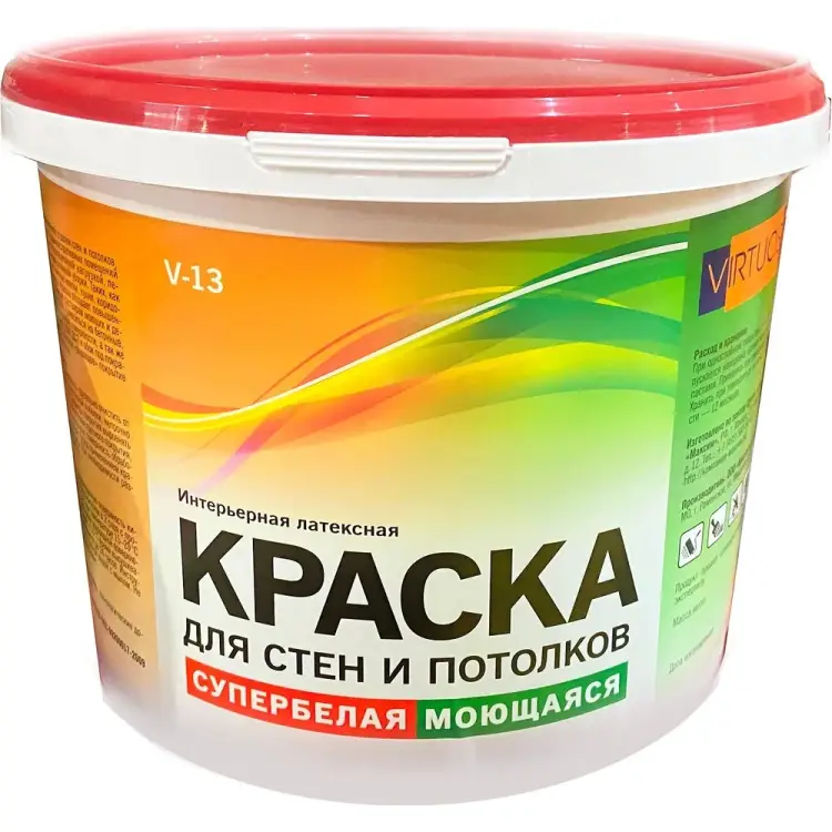 Интерьерная моющаяся латексная краска Virtuoso V-13 L 11598310 Интерьерная моющаяся латексная краска Virtuoso V-13 L 11598310
