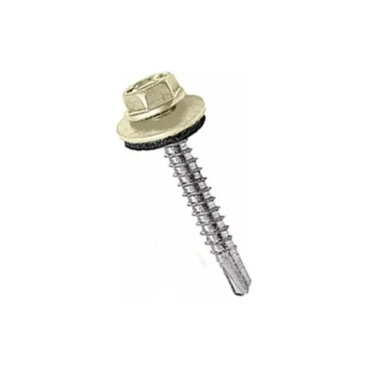 Кровельный саморез Bohrer ПРОМ 4,8x38 RAL1015 светлая слонкость 4300 шт. SKRAL-4,8х38(35)RAL1015