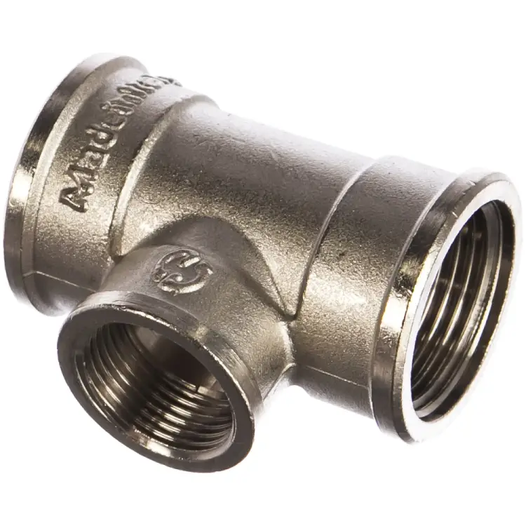 Переходной никелированный тройник STOUT RG008Q0QTEMI5J