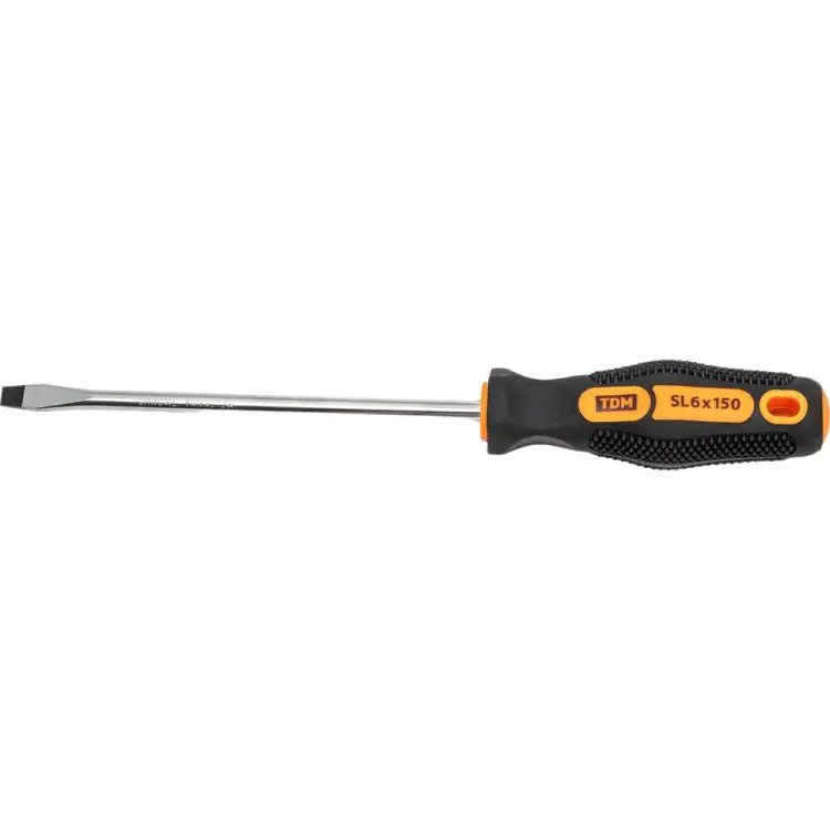 Шлицевая двухкомпонентная отвертка TDM ELECTRIC Алмаз SQ1006-1009