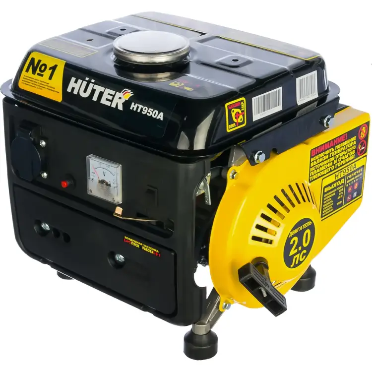 Бензиновый генератор Huter HT950A Бензиновый генератор Huter HT950A