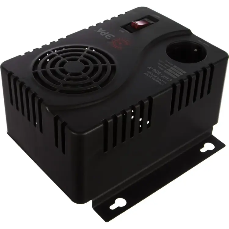 Универсальный компактный стабилизатор напряжения ЭРА СНК-500-У Б0031063 Универсальный компактный стабилизатор напряжения ЭРА СНК-500-У Б0031063