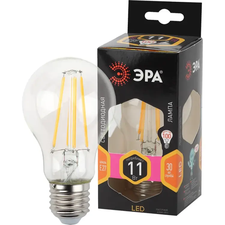 Светодиодная лампа ЭРА FLED Б0035025