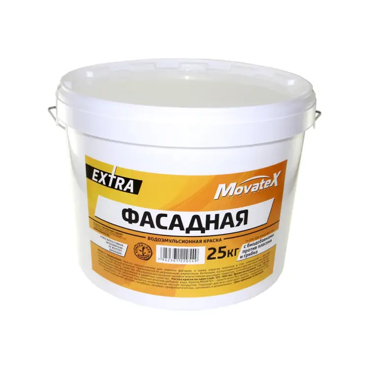 Фасадная водоэмульсионная краска Movatex EXTRA Т33757