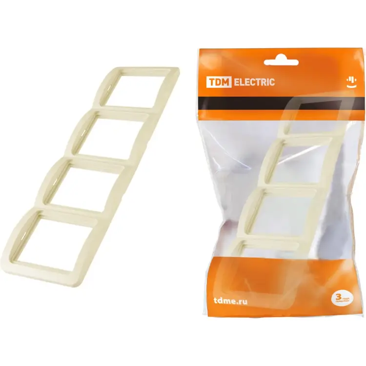 Четверная вертикальная рамка TDM ELECTRIC Валдай SQ1804-0122